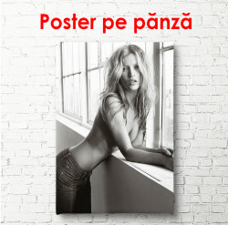 Poster, Fată la fereastră