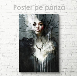 Poster, Imagine abstractă a unei fete