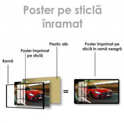 Poster, Mercedes roșu
