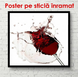 Poster, Paharul cu vin roșu
