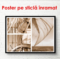 Poster, Puntea marină în maro