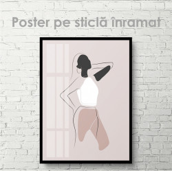 Poster, Silueta unei fete