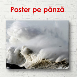 Poster, Valurile mării la apus