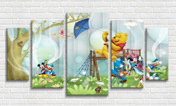 Tablou modular, Winnie the Pooh și prietenii lui