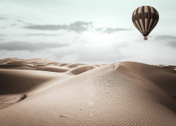 Poster, Balon peste desert