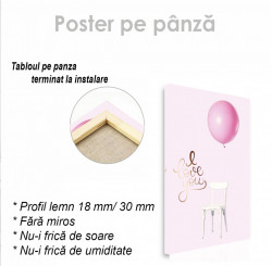 Poster, Balon roz