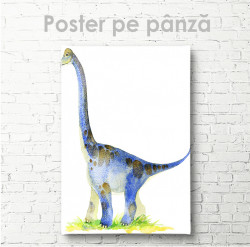 Poster, Dinozaur în acuarelă 1