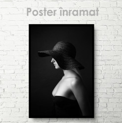 Poster, Fată cu pălărie