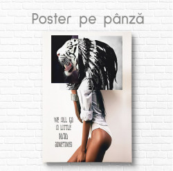 Poster, Figura unei fete