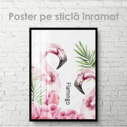 Poster, Flamingo