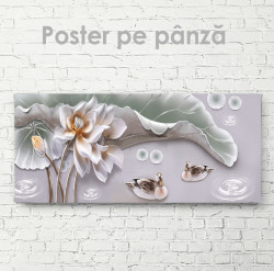 Poster, Floare gingașă și rățuște