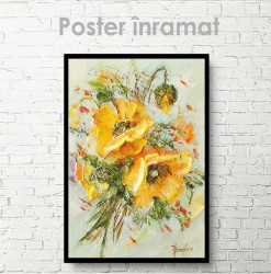 Poster, Flori de vară galbene