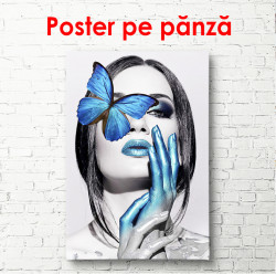 Poster, Glamour albastru