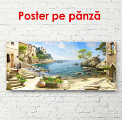 Poster, Peisaj de vară cu vedere la mare