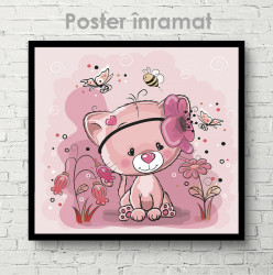 Poster, Pisicuța roz