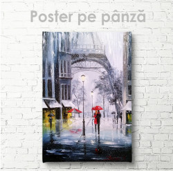 Poster, Plimbarea prin Parisul ploios