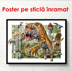 Poster, Tigru în sălbăticie