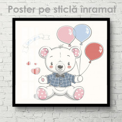 Poster, Urs cu baloane