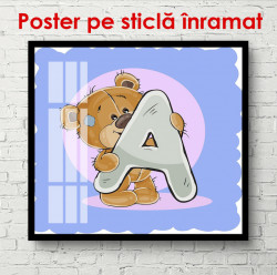Poster, Ursulețul cu litera A