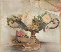 Poster, Vaza de flori în stil Provence