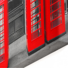 Tablou modular, Cabinele telefonice roșii