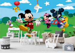 Fototapet, Clubul lui Mickey Mouse