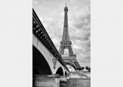 Fototapet, Franța în alb-negru