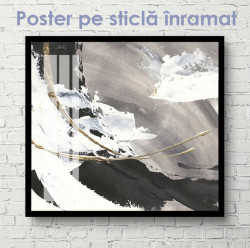 Poster, Arta abstractă gri