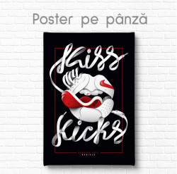 Poster, Buzele albe
