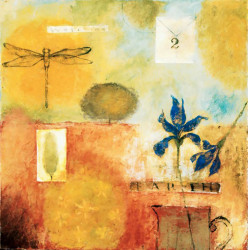 Poster, Compoziție abstractă galbenă