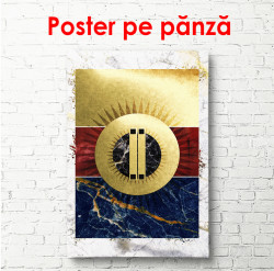 Poster, Desen frumos abstract pe fundal de marmură