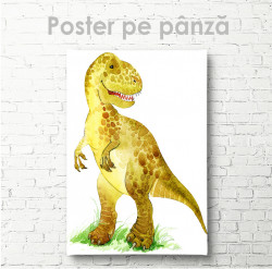 Poster, Dinozaur în acuarelă 4