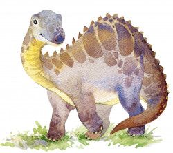 Poster, Dinozaur în acuarelă 5