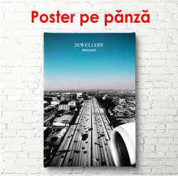 Poster, Drum de-a lungul orașului