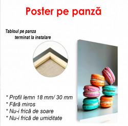Poster, Prăjituri macarons multicolore