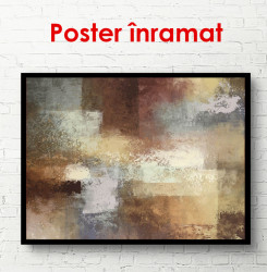 Poster, Textură abstractă maro