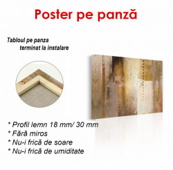 Poster, Textură de lemn auriu