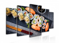 Tablou modular, Set Sushi