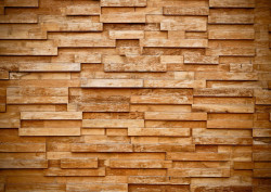 Fototapet, Armonia din lemn