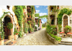 Fototapet, Orașul vechi din Italia