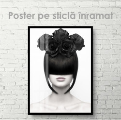 Poster, Fata cu coafură