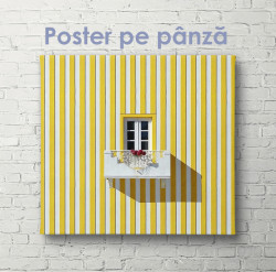 Poster, Fereastra mică de pe casa galbenă