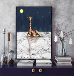 Poster, Girafa drăguță