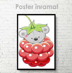Poster, Koala în zmeură