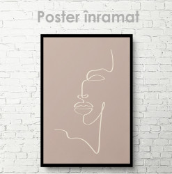 Poster, Portret minimalistic
