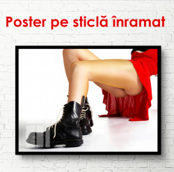 Poster, Rochie roșie