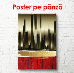 Poster, Siluetă de oraș abstract