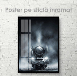 Poster, Tren în ceață