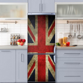 Stickere 3D pentru uși, Steagul Marii Britanii, 1 foaie de 80 x 200 cm