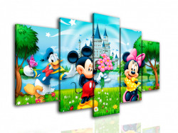 Tablou modular, Mickey Mouse și prietenii